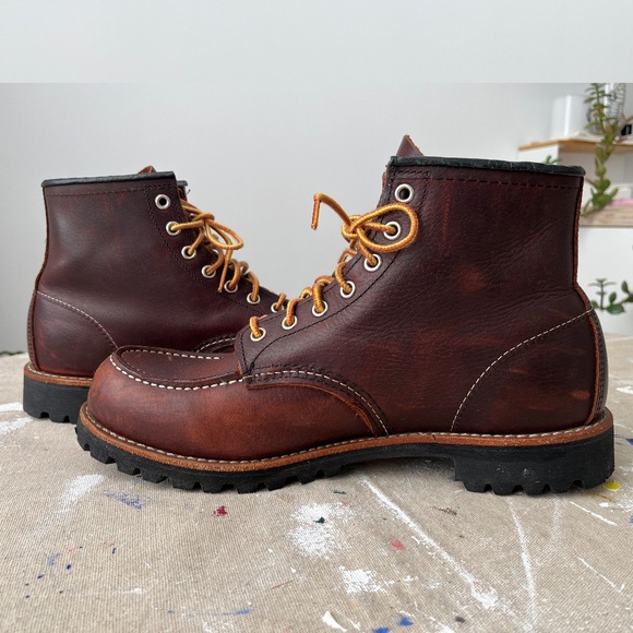 Red Wings Roughneck Boot / BRIAR / Size 10 D - Picture 8 of 10